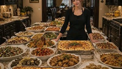 بنتي هنا عندها 17 سنة قضت تلات أيام بحالهم بتجهز في عزومة تكفي 23 فرد عشان عيد ميلاد والدتي