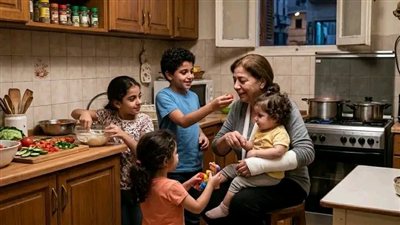 جوزي طرد الدادة، وجبر أمي اللي دراعها مكسور تاخد بالها من عيالنا الأربعة..
